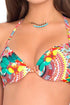 Luli Fama Chasing Waterfalls Seamless Plunge Underwire Push Up Top